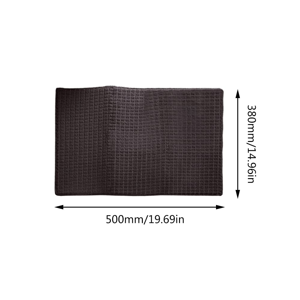 BYPET Tappetino per lettiera gatti, 30x40 cm, design a nido d'ape, impermeabile, doppio strato