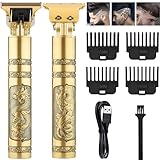 Maquina Cortar Pelo, Cortapelos Hombre Profesional, Recortadora Eléctrica Maquina de Afeitar, Carga Rápida USB Inalámbrica Cortadora de Pelo para Barba