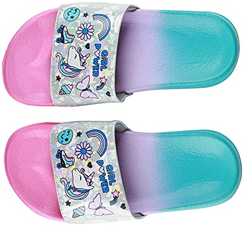 Capelli New York Girls Fashion Pool Slide Sandals