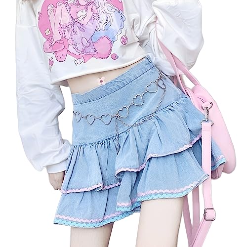 トップス leinwande patchwork ruffled hem top Leinwande / Patchwork Ruffled Hem Top