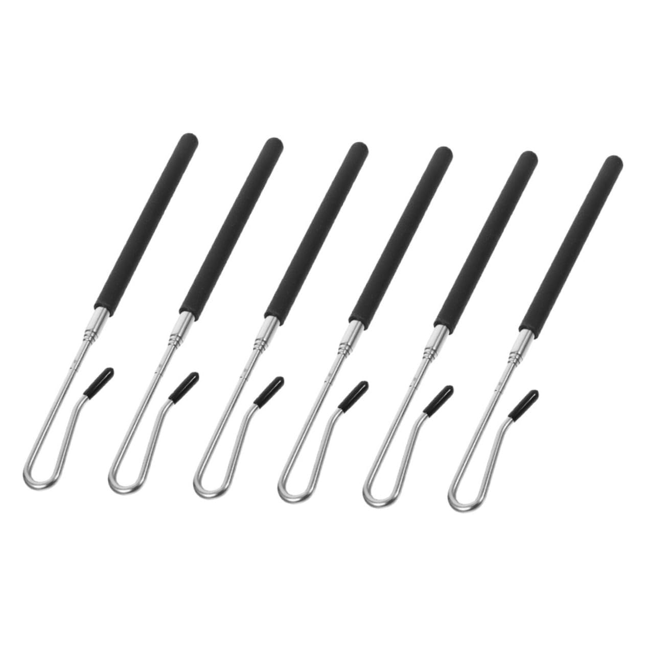 LALADEFIEE 6pcs Puppet Arm Control Rods Ergonomic Hand Manipulation Sticks for Puppet Movement Performance Theater Props and Comfortable Grip Tools for Puppetry
