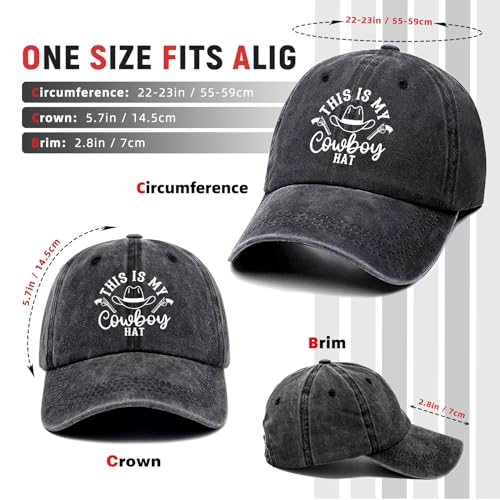 Gorra vaquera de algodón ligera y ajustable unisex miniatura 2