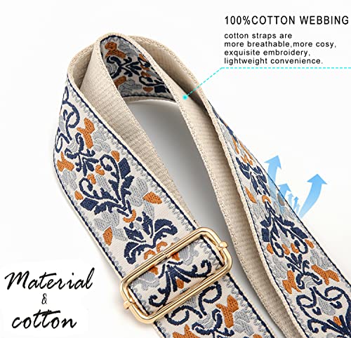Image of Purse Strap Wide Replacement Crossbody Strap Handbag Guitar Strap Purse Shoulder Strap Adjustable