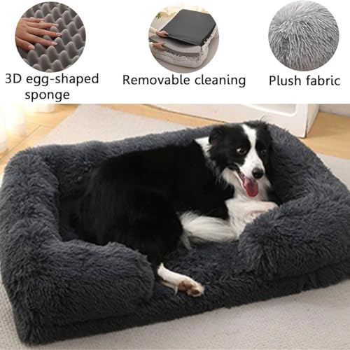 Panier chien grande taille orthopédique et lavable pour grands animaux