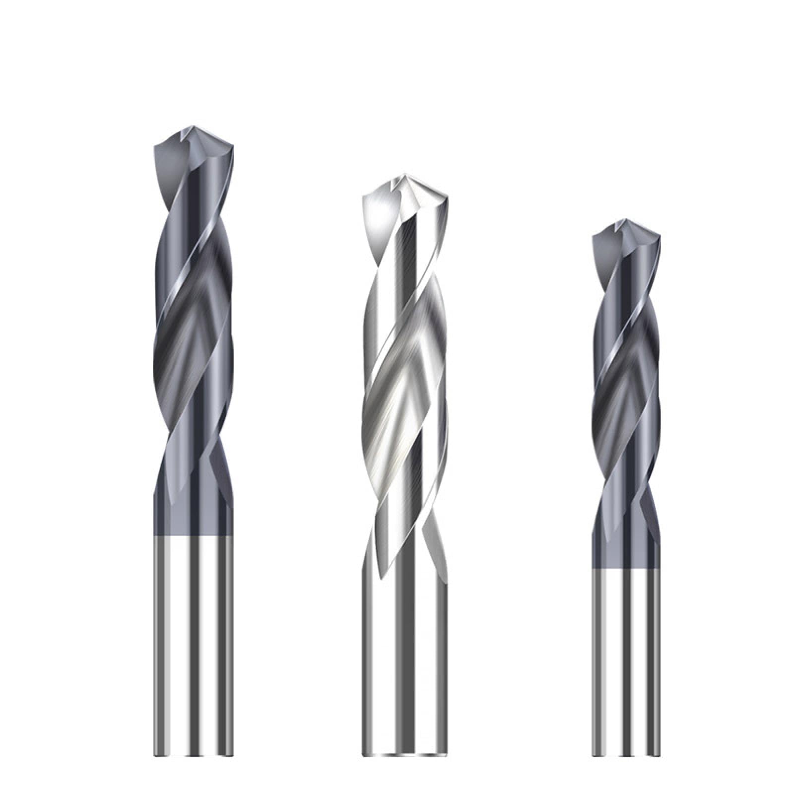 1 pz Punte da trapano in carburo per foratura CNC di metalli Punte da trapano in acciaio al tungsteno per utensili da foratura in alluminio per lavorazione dei metalli 1,5-16 mm (7,8 mm)