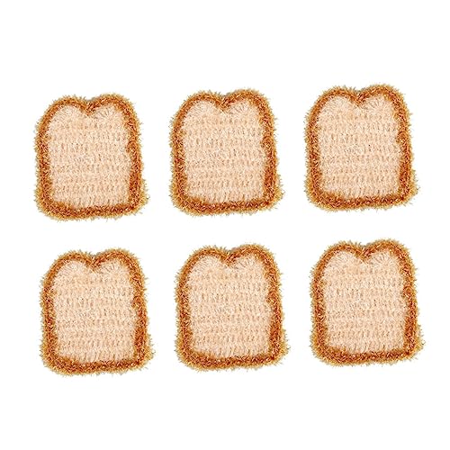 Didiseaon 6Pcs Polyester Dishcloth Durable Non Scratch Bowl Scrubbers for Cleaning for Dishes Sinks and Tableware Soft and Absorbent Kitchen Towels Yellow