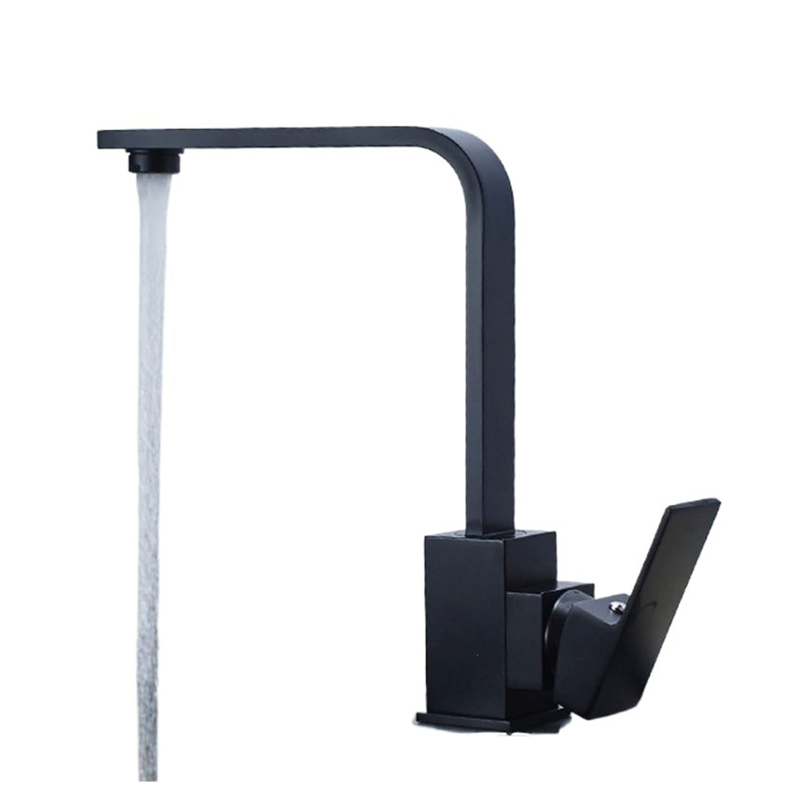 Yjyjy Sjs280a20a Faucet Kitchen Faucet Brass Kitchen Sink Faucet, Kitchen Faucet, Square Swivel Kitchen Faucet