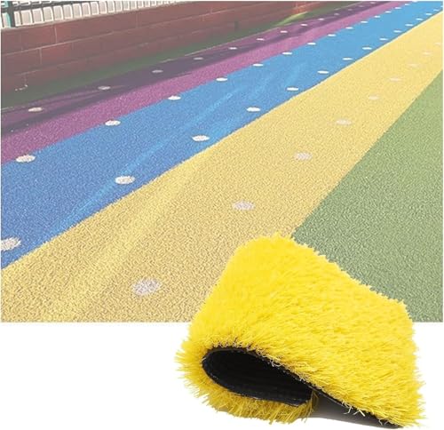 Césped de jardín realista y falso para perros, cortable, césped sintético para jardín, parques infantiles, decorativo, natural y realista (19.70 x 78.80 pulgadas)