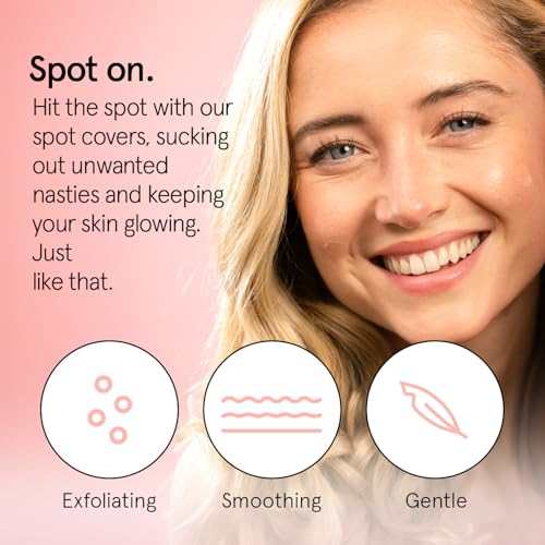 grace & stella Award Winning Invisible Skin Rescue Covers with Hydrocolloid (Round, 36 Count) - With Salicylic Acid and Tea Tree for Absorbing Impurities - Dermatologist Tested Skin Care, Cruelty Free, Vegan - Image 3