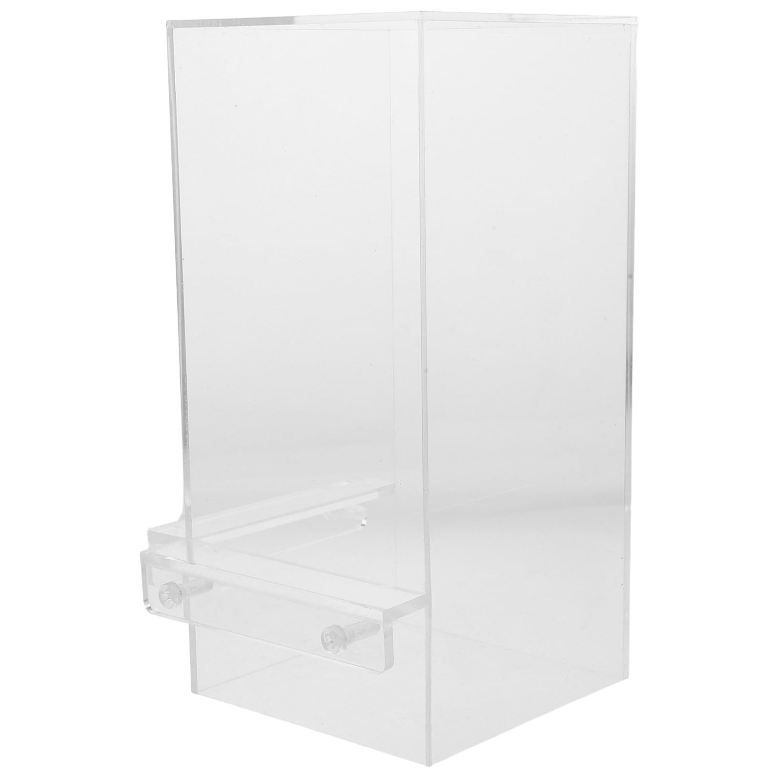 PLAFOPE Acuario Suspendido Acrílico para Bettas y Peces, Diseño Integrado para Decoración Moderna y Ahorro de Espacio, Tamaño 25x14.5x14.5cm Adecuado para Hogares Actuales