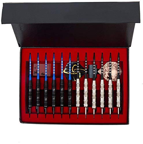 12PCS/SET Tip Darts With High Quality Steel Darts Hard Needle Darts Suit Professional Darts With Box Best Gift Indoor Sport