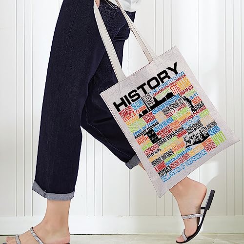 Bolso Tote de Lona para Maestra Divertido miniatura 3