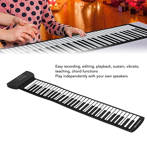 ASHATA Piano à Main, Clavier Portable Pliable avec Pédale 61 Touches, Cadeaux de Musique pour Femmes Hommes Filles… - Les Beatles, Paul McCartney, John Lennon, RIngo Starr, George Harrison ASHATA Piano à Main, Clavier Portable Pliable avec Pédale 61 Touches, Cadeaux de Musique pour Femmes Hommes Filles… – Image 3