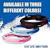 Phiten X50 Hybrid Titanium Bracelet - Sport Bracelet Permeated with X50 Aqua-Titanium Technology for Alternative Healing - Power Elastomer Zone with Micro Titanium Spheres - Clear/Blue, 6.75 Inch