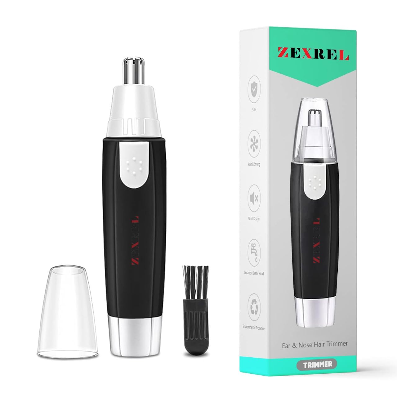 See full amazon price history chart for ZEXREL® 3 in 1 Electric Nose & Ear Hair Trimmer for Men & Women | Dual-edge Blades |Painless Nose and Ear Hair Remover Trimmer Eyebrow Flawless Electronic - Black (Nose & Ear Hair Trimmer) ZEXREL® 3 in 1 Electric Nose & Ear Hair Trimmer for Men & Women | Dual-edge Blades |Painless Nose and Ear Hair Remover Trimmer Eyebrow Flawless Electronic - Black (Nose & Ear Hair Trimmer) (B0DDJTLZ3L) Amazon Price History, Amazon Price Tracker