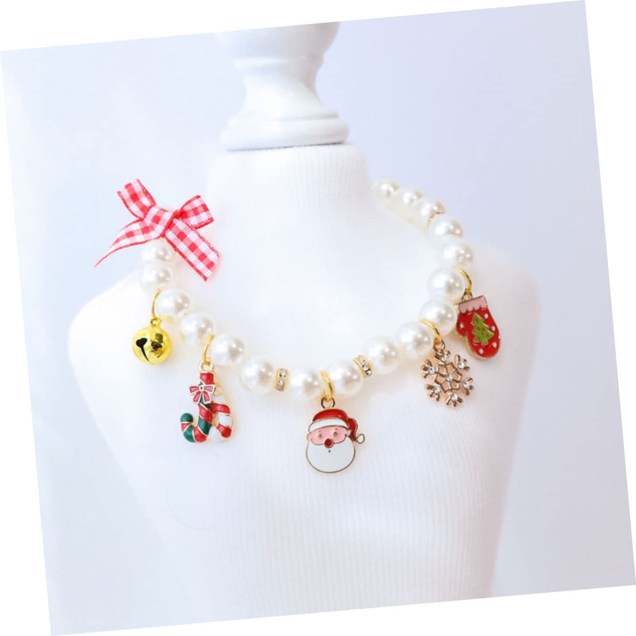 BESPORTBLE 5 Pièces Adorable Collier De Collier De Chaton Décoratif De Chat Délicat pour Animaux De Compagnie avec Clochettes Chat Perle s pour Chiots