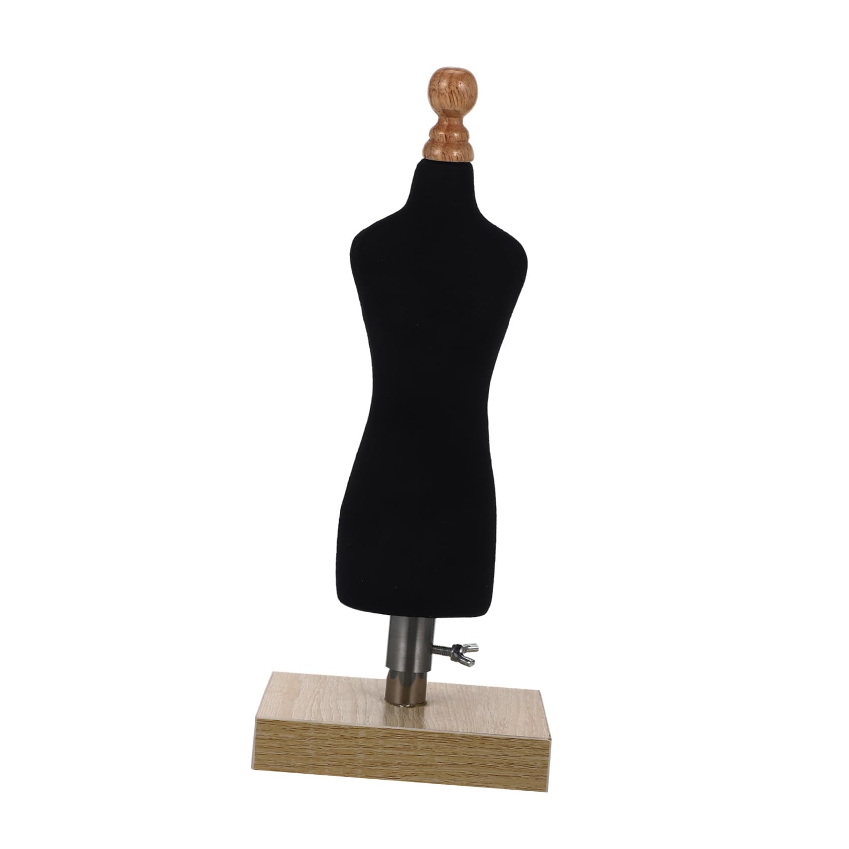 Homoyoyo 2pcs Doll Mannequin Model Stand Doll Dress Stands for Boys and Girls Mini Mannequin Wooden Base Wrinkle- Display