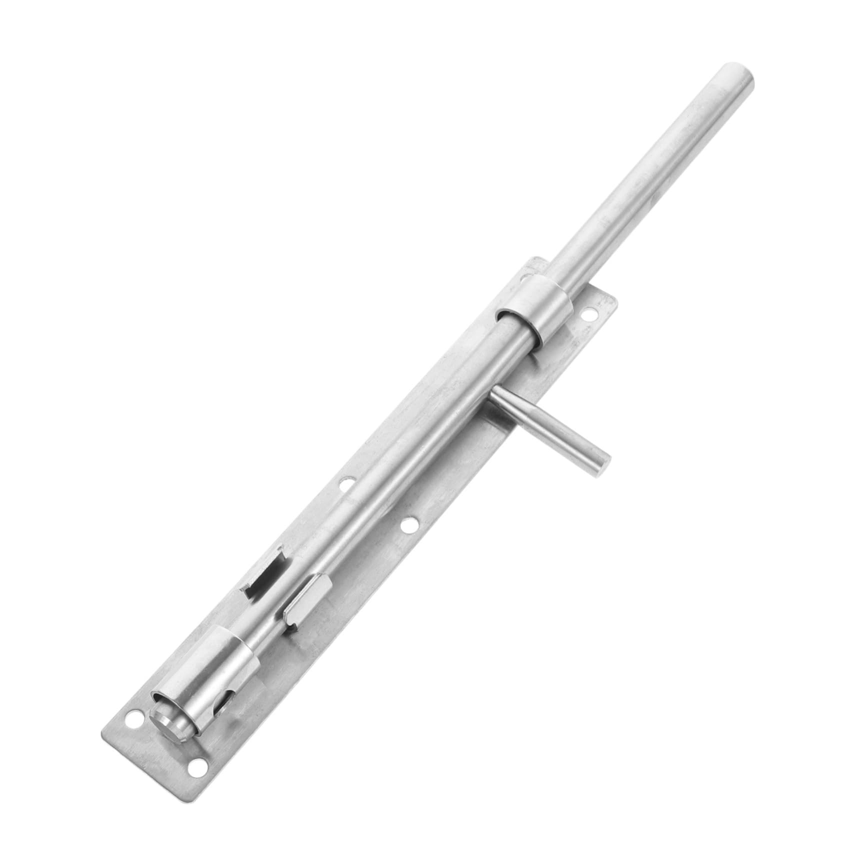 Loquet Coulissant de Porte en Acier Inoxydable Renforcé, Argenté