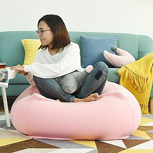 Chyuanhua Sofa Super Weiche Sitzsack Sitzsack Erwachsenen In Jedem Raum Modernes Holz Lounge Chair (Color : Gray, Size… – Bild 6