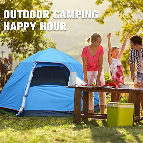 Carpa de camping impermeable para 3-4 personas con lluvia miniatura 6