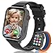 4G Smartwatch Kinder, Kinder Telefonuhr mit GPS, WIFI, SOS, Telefon/Videoanruf/Voice Chat, Schulmodus, Wecker, Schrittzähler, Spiele, kinderuhr Smart Uhr für Jungen Mädchen 4-12 Geschenk, Schwarz