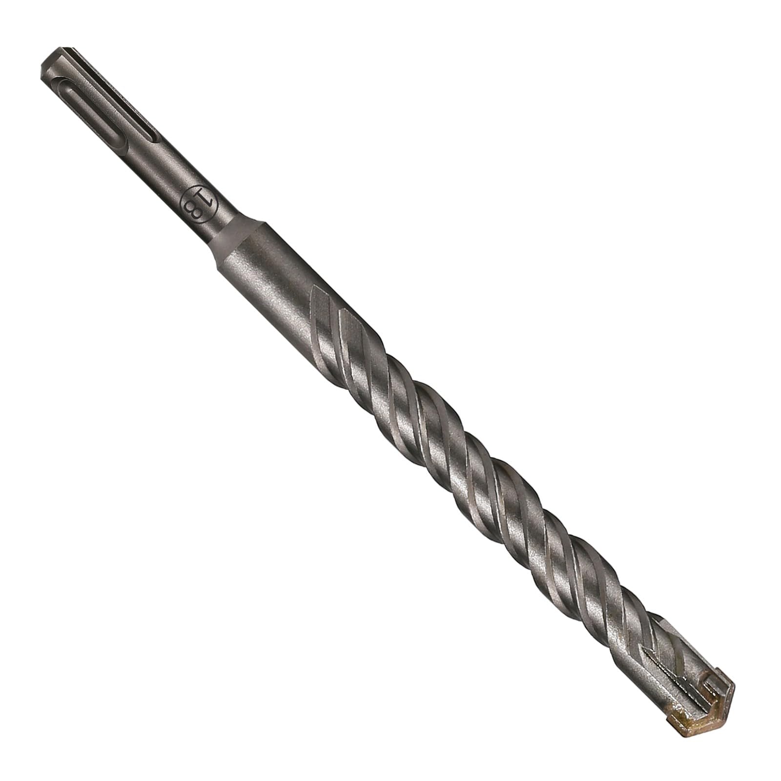 Vearter 18mm x 210mm SDS Plus Concrete Drill Bit, YG8C Carbide Tipped 40Cr Shank Rotary Hammer Drill Bit, Masonry Drill Bit for Concrete, Brick, Stone, Cement, Masonry
