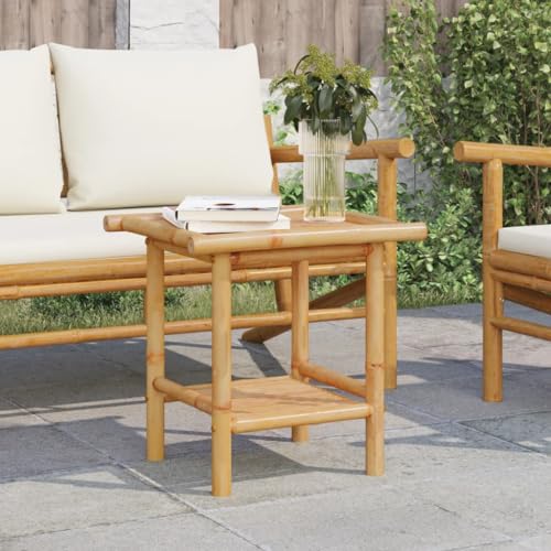 Générique Table Basse 45x45x45 cm Bambou,Meubles,Tables,Tables Basses et Tables d'appoint,Tables Basses,Brun,4.2 KG,366471