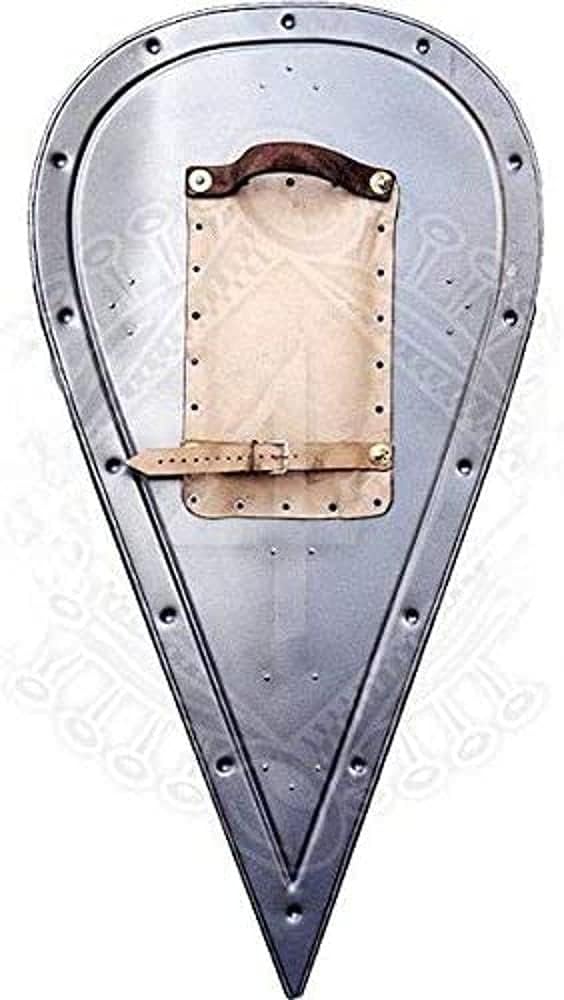 NauticalMart Medieval Kite Steel Shield