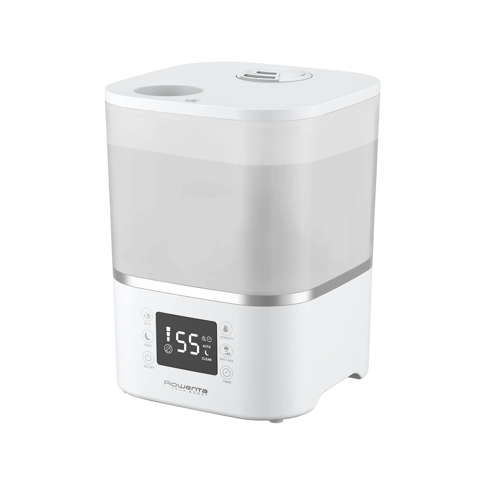 Rowenta Aqua Boost Humidificateur d'air, Puissant, Rapide, 2,5 L, 12 h d'autonomie, Mode silencieux HU4020F0