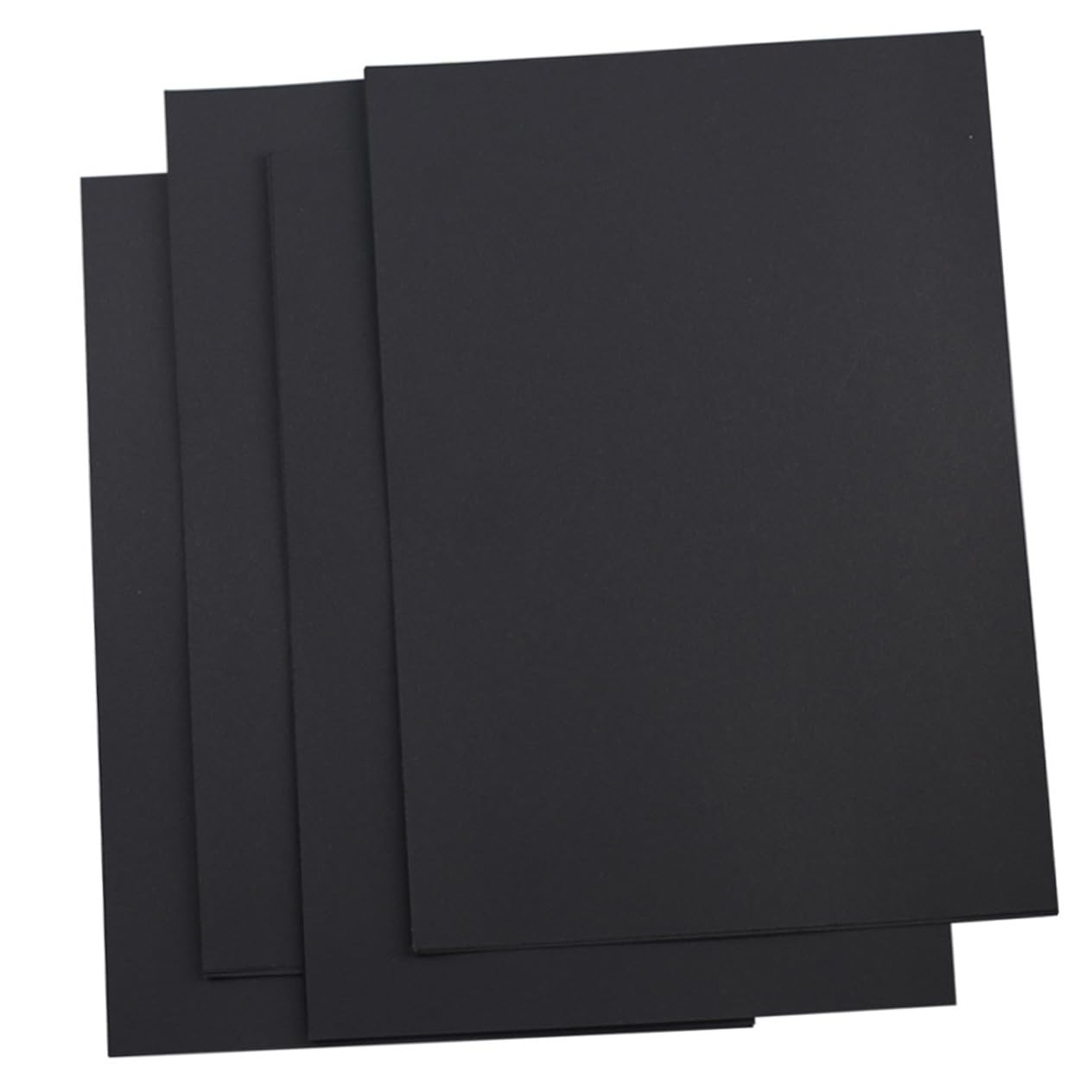 DOITOOL 100pièces Papier à Dessin Noir Carton Vierge pour Peinture et Scrapbooking