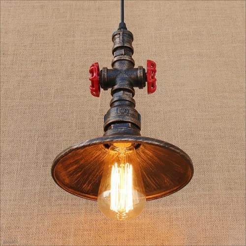 Luz de Pipa de tubería de Agua de Metal Retro de la Industria a la Antigua