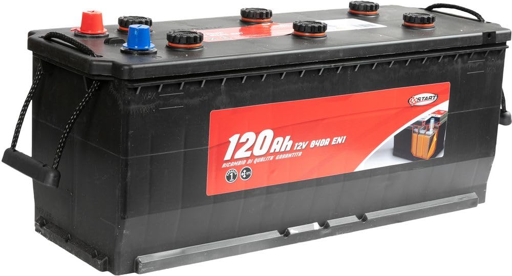 Start Batteria per autocarro e trattori 120Ah 12V 690A polo positivo sinistro