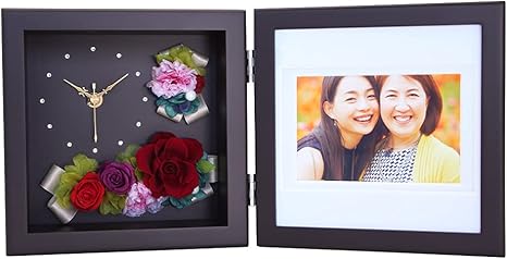 プリザーブドフラワーフォトクロック Arvo Deux オリジナルギフト工房