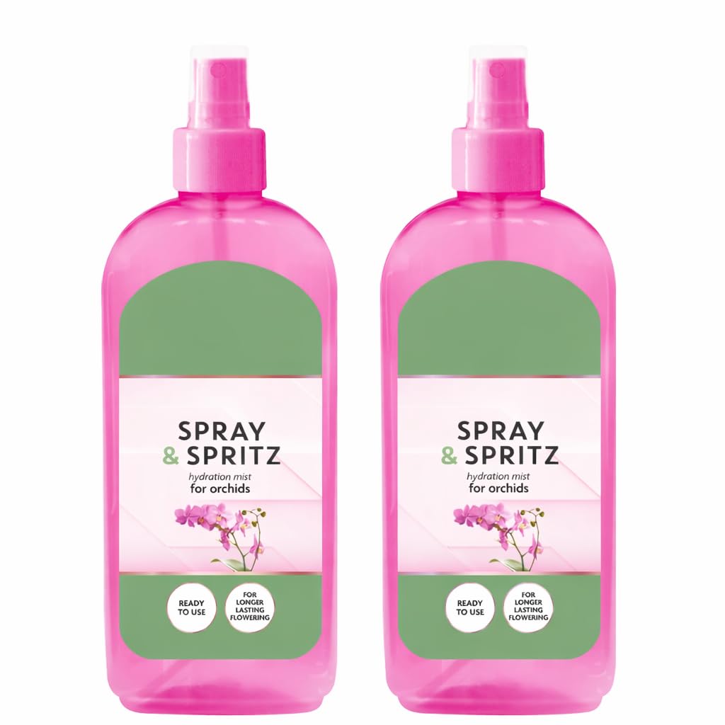 Orchid Spray & Spritz Feed 300ml, Pack of 2 – Ready-to-Use Mist for Healthy Leaves & Vibrant Blooms | Gentle Weekly Care for All Orchid Types