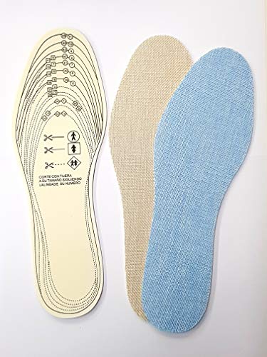 Takestop® Coppia Solette Sottopiede in Tessuto