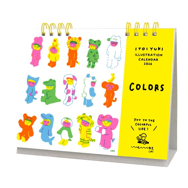 ＹＵＫＩ カレンダー　美品 Amazon.co.jp: いといゆき ILLUSTRATION CALENDAR2026 COLORS : いとい