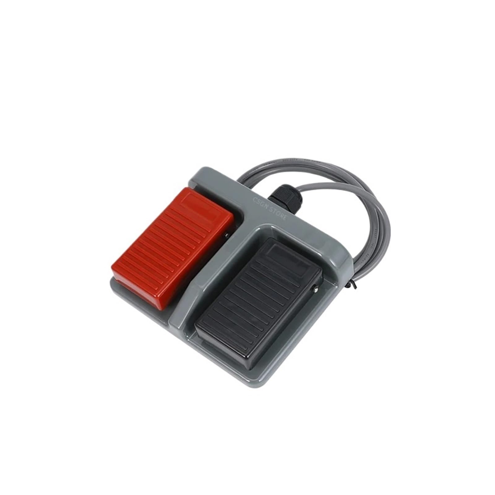 Interrupteur à pédale double MDFS-65 réinitialisation automatique commande électrique 3A 220V - 5