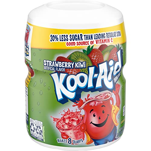 Image of Kool Aid Strawberry Kiwi Sugar Sweetened, 19-Ounce (Pack of 4)