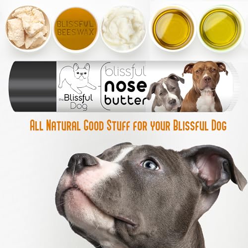 Image of The Blissful Dog American Staffordshire Terrier Nose Butter, Versatile Dog Nose Balm for Dry Nose, Handcrafted Nose Moisturizer, Easy-to-Apply Dog Essentials, Unscented, 0.15 oz.