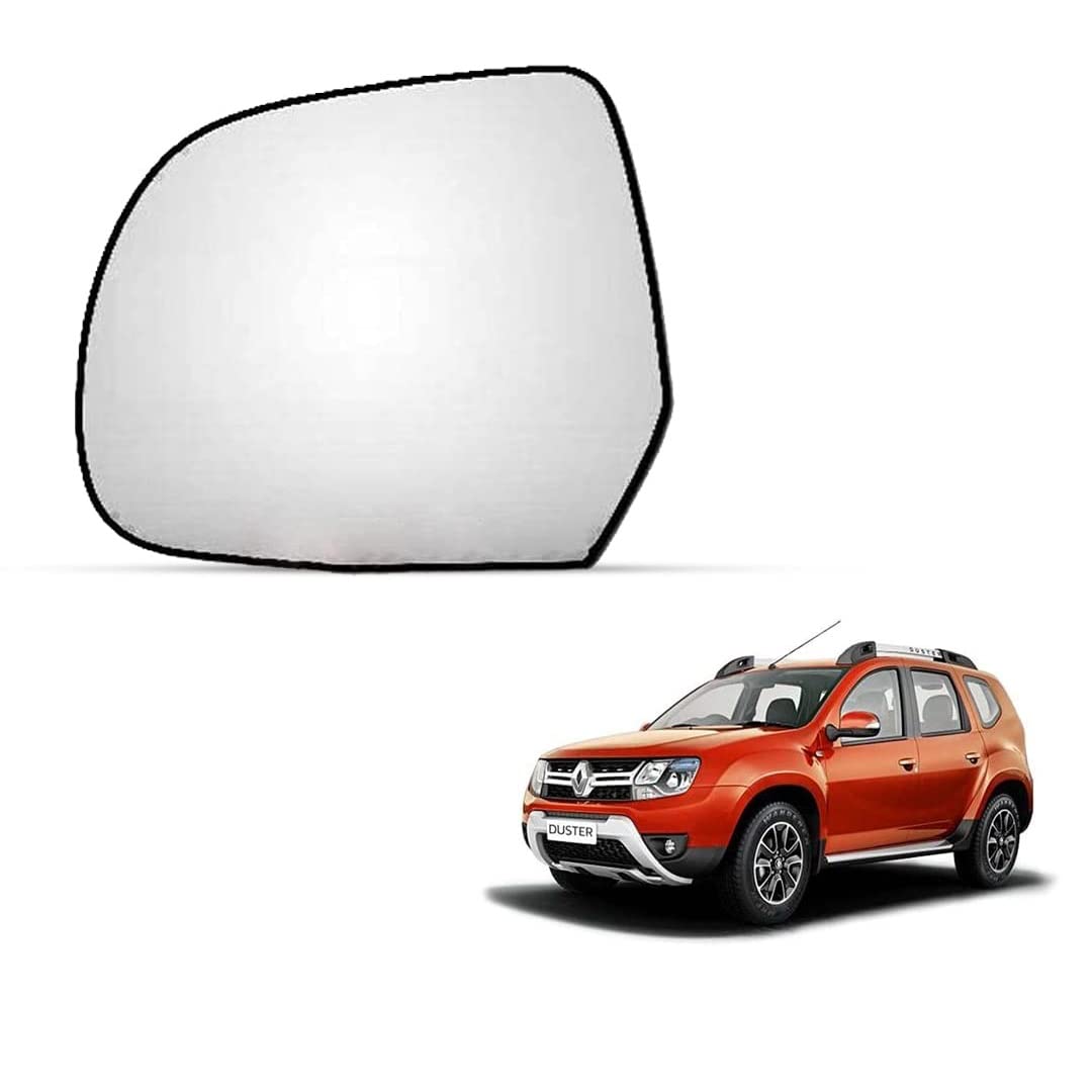 - AutoPop Left Side ORVM Mirror Glass Plate for Renault Duster 2012-2021