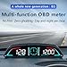 ENJOYPRO 5.5 Inch Head Up Display for Cars and Vehicles, Automotive HUD Speedometer with RPM, Water Temp, Voltage, Fuel Consumption, Overspeed and Fatigue Driving Alert