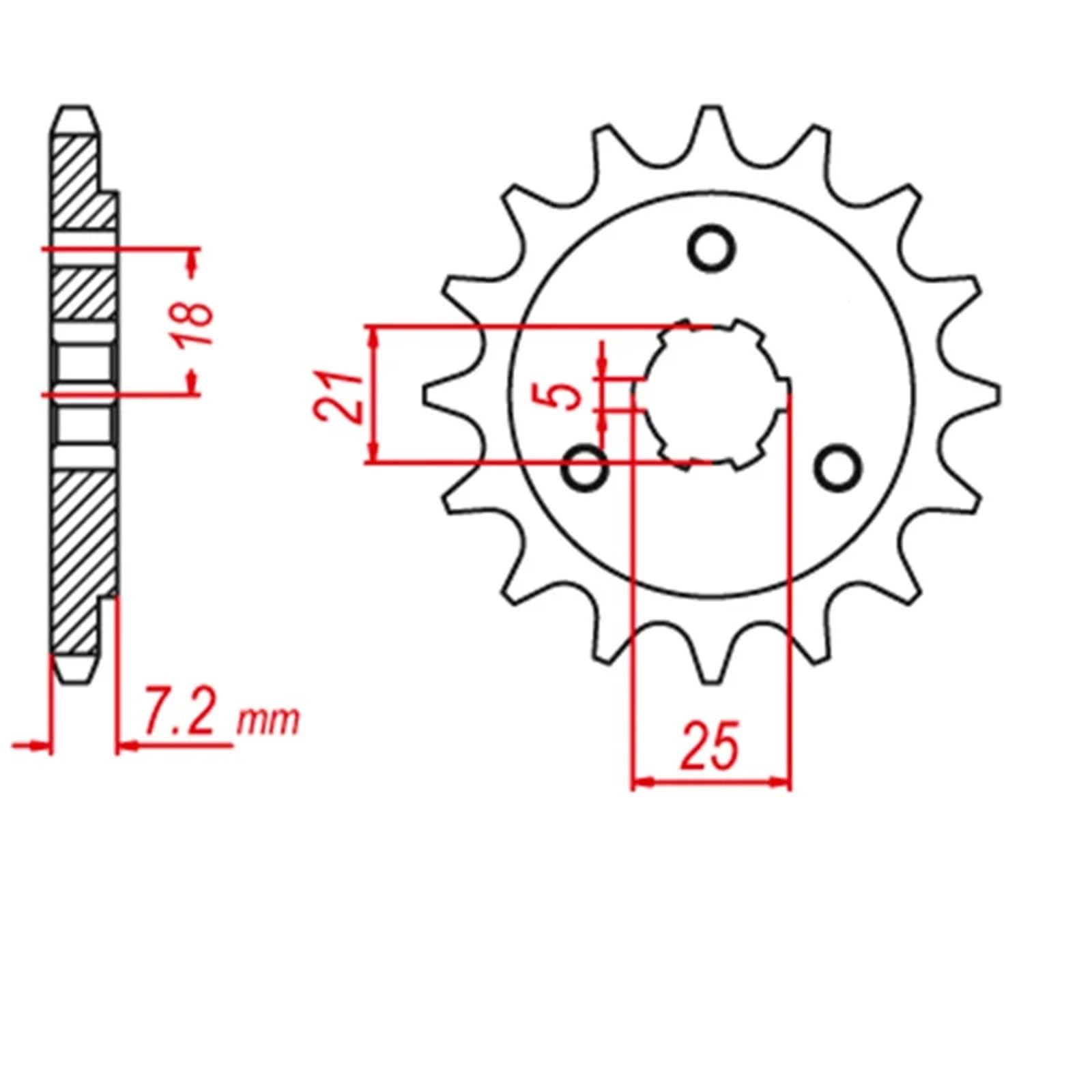 Piñón de transmisión para Suzuki DR600 SN41A 1985-1989 DR650 SP43/44B 1990-1995 SP600 F 1985 DR SP 600 650 Piñón Y Corona para Motocicleta (CNC) 520,16T 42T (Delantero Trasero)(16T 42T)