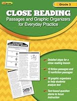 Close Reading Practice Book Grade 3: Grade 3 1564723704 Book Cover