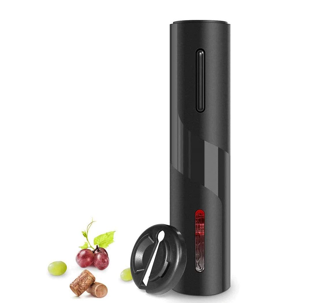 Abridor de vinos eléctricos, Abridores de Botellas de Vino Recargables con Cortador de lámina, Removedor de Corcho de Corcho eléctrico sin Cable, Juego de Regalo Amante del Vino
