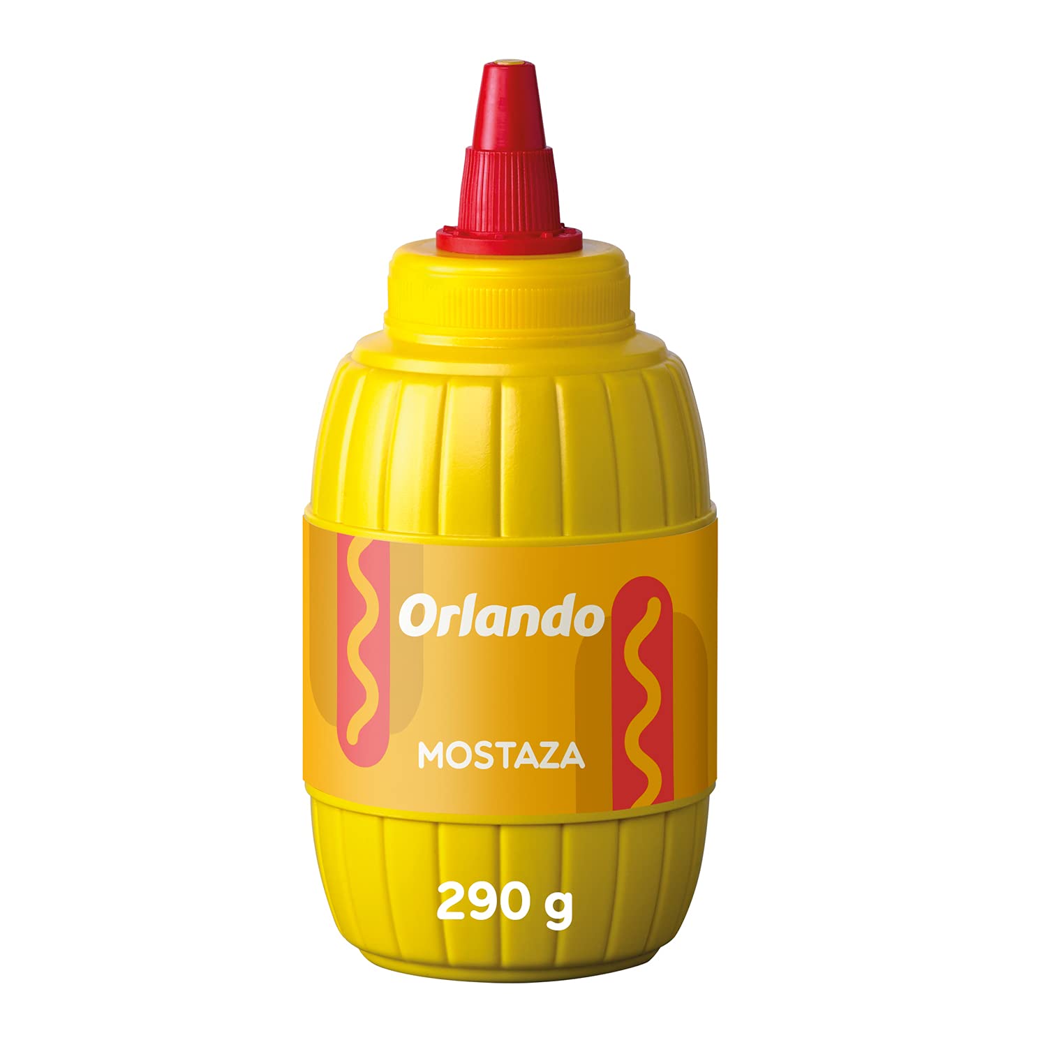 ORLANDO Salsa Mostaza Barrilito 290g sin Gluten