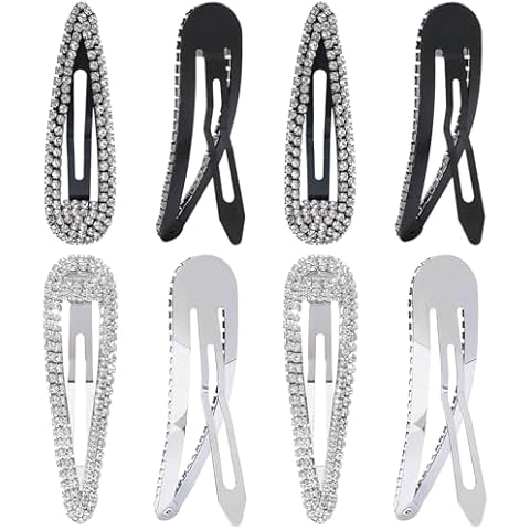 Wincredulous Sparkly Snap Hair Clips Set Cover