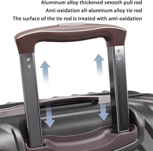 Durable Suitcase for Women Large Capacity Expandable Suitcases Carry On Luggage Suitcases With Wheels Tsa Customs Lock Retro Suit Case (Color : B, Size : 20 in)4