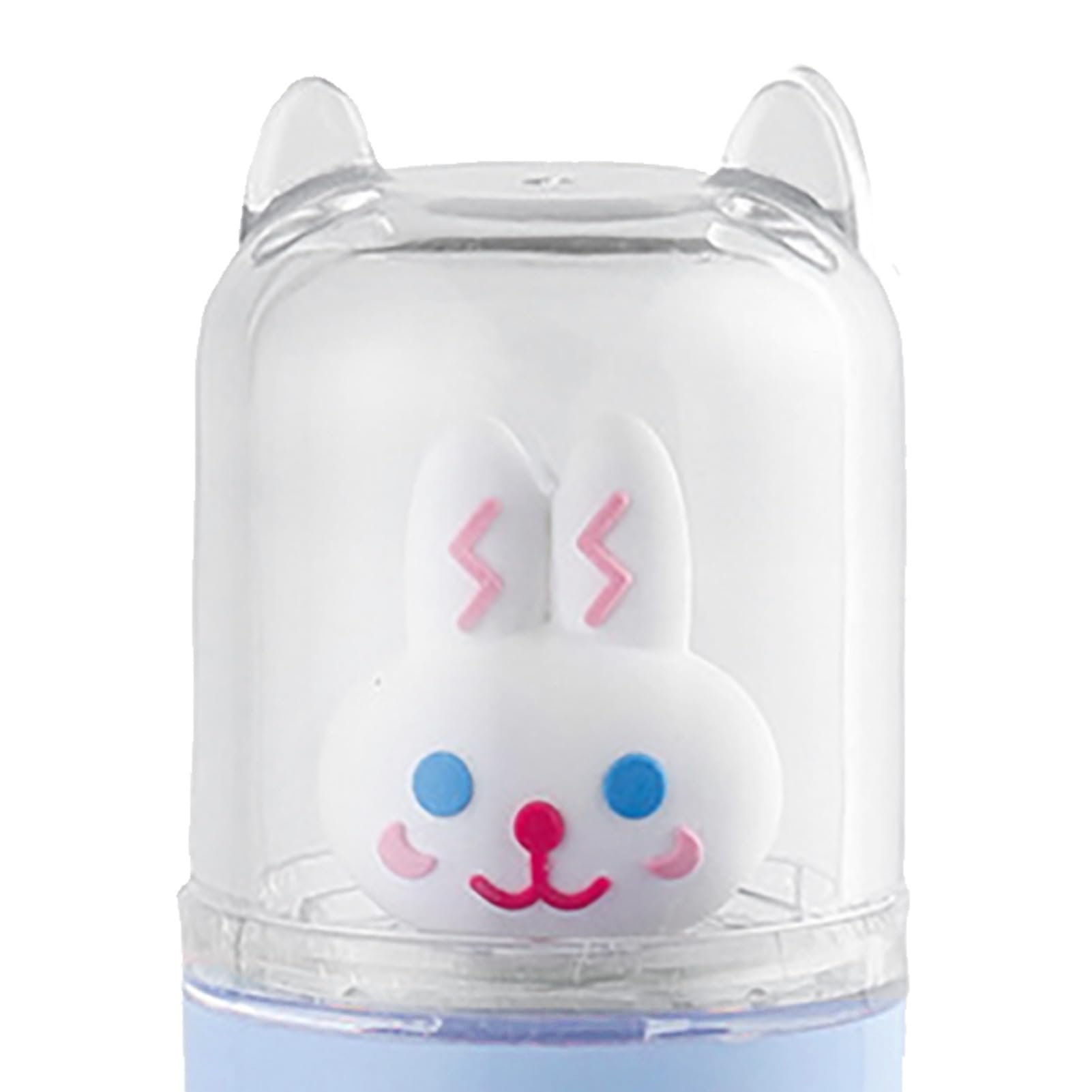 BTSEURY Facial Mister, Facial Mist Sprayer, 30ml USB Rechargeable Cute Moisturizing Mini Face Humidifier with Colorful Light (C)