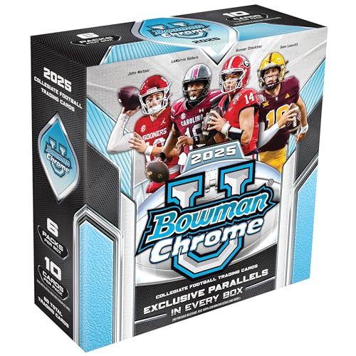 2025 Bowman University Chrome Football - Factory Sealed - Mega Box