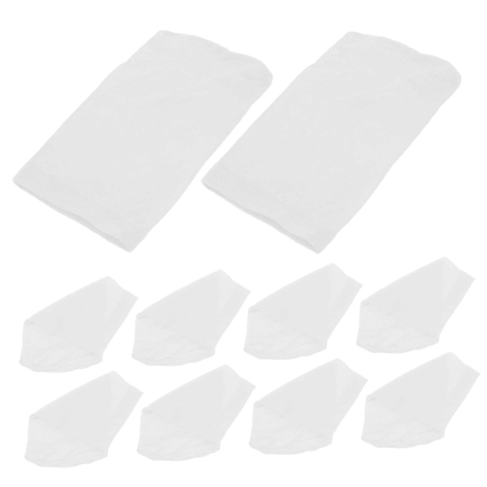 HANABASS 100piezas Calcetines para Filtración De Piscina Fáciles De Usar Limpiar y Capturar Residuos Agua De Acuarios y Piscinas Reutilizables y Desmontables